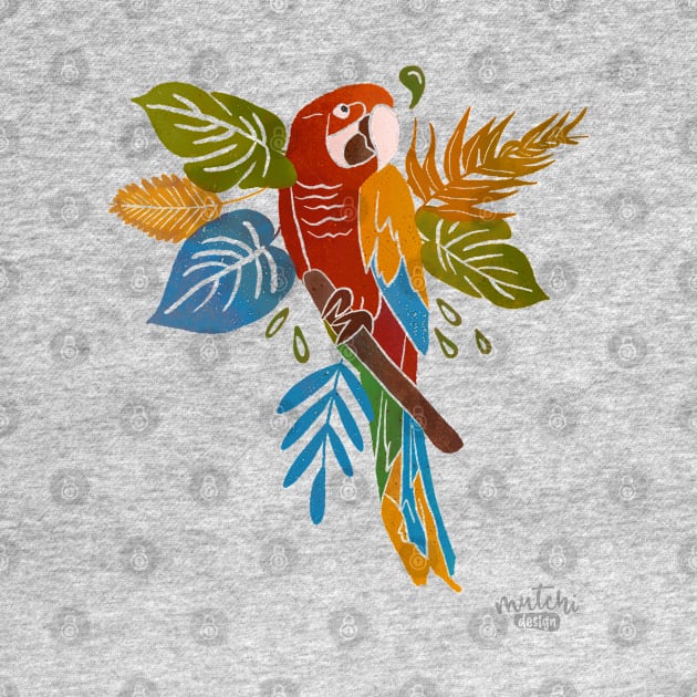 Colorful Parrot by MutchiDesign